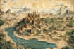 design a fantasy map design map illustration fantasy map