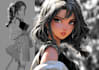 draw high quality custom manga art, characters art