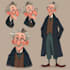 paint beautiful portrait in disney cartoon