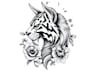 create unique realism tattoo design with my style
