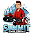 design modern snow removal, landscape, snow logo