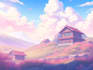 create anime, game ,and visual novel background illustration
