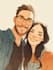 do a couple into disney cartoon portrait art