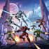 custom futuristic mecha robot character illustration art
