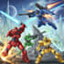 custom futuristic mecha robot character illustration art
