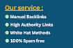 create 600 profile backlinks for off page SEO link building