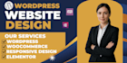 create mobile responsive wordpress website design website development, ecommerce