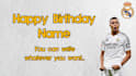 make mbappe birthday greeting video