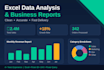 do excel data analysis and create business reports