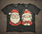 create christmas, retro groovy xmas tshirt design