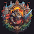 make  emblem logo with fantasy game style