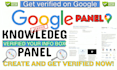 create google knowledge panel graph personal panel or business ranking panel