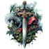 design unique fantasy character logo