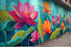 do illustration expressionism art, graffity, abstract wall