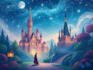 draw magical disney style art for you