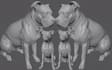 create realistic 3d dog model custom pet figurine stl, 3d printing collectibles