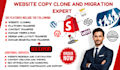 migrate wordpress to shopify wocommerce wix magento ebey to shopify store design