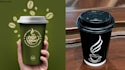 design premium coffee and tea label, packaging,
