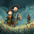 create enchanting children story book illustrations