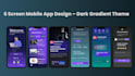 design modern, user friendly mobile app UI  screens in figma