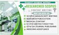 write medical researched scopus article writing ssci q1 to q4 journal submission