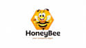 design outstanding honeybee mascot logo with express delivery