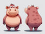 do professional animal cartoon character