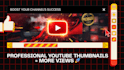 design youtube thumb nails for you