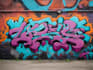 manually design graffiti street art canvas