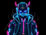 make a cyberpunk character art