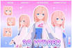 create 3d character model for vtuber, anime, 3d rigging, vrc avatar, vroid model