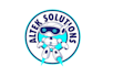 design high quality robot logo with free source file