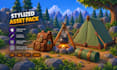 design hand painted stylized 3d models and game assets