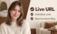 publish furniture guest post backlinks on a furniture blog