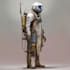 draw sci fi character illustration or sci fi character