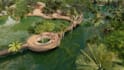 design 3d landscape rendering with 2d master plan