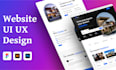 design a professional web interface in figma