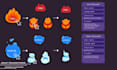 create custom UI elements rive animation