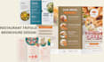 design restaurant menu, food menu design, flyer and digital qr code menu