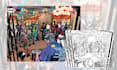 draw comic page, anime comic and graphic novel illustration in digital comic art