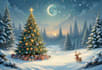 draw greeting, christmas, birthday card, postcard