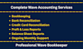do wave accounting bookkeeping, cleanup and reconciliation