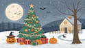 draw christmas and halloween illustrations