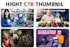 design high CTR thumbnail