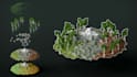 create a custom blender geometry or shader node setup