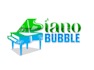 esign modern awesome bubble piano logo