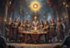 design a dnd party art and group art