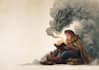 design an epic fantasy book cover that brings