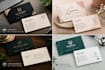 design modern flex and business cards