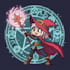 create logo designer anime, fantasy